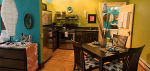 3rd Flat Kitchen and Dining Areas • 3rd Street Flats