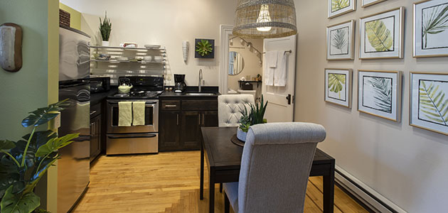 Flat 3 Dining and Kitchen • 3rd Street Flats