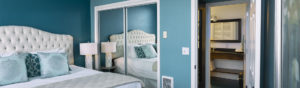 Bedroom in Flat #10 at Third Street Flats