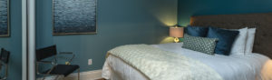 Bedroom in Flat #10 at Third Street Flats