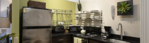 Kitchen in Flat #3 at Third Street Flats