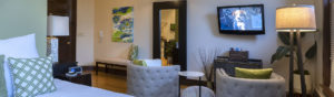 Living Area in Flat #3 at Third Street Flats