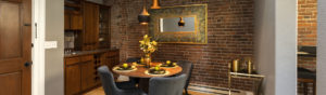 Dining Area in Flat #4 at Third Street Flats