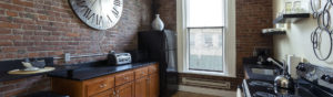 Kitchen in Flat #4 at Third Street Flats