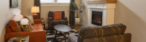 Living Area in Flat #7 at Third Street Flats