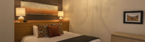 Bedroom in Flat #7 at Third Street Flats