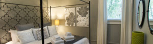 Bedroom in Flat #5 at Third Street Flats