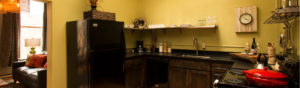 Kitchen in Flat #2 at Third Street Flats