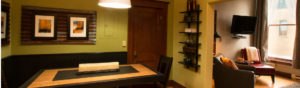 Dining Area in Flat #2 at Third Street Flats