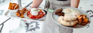Brunch Plates at Cypress at Atticus Hotel in McMinnville Oregon